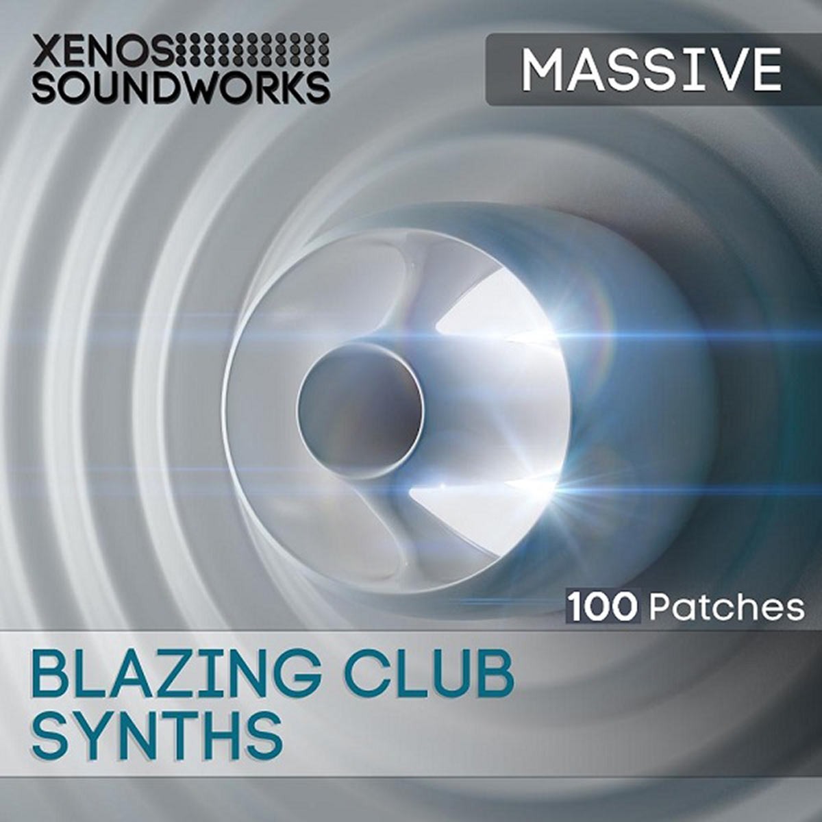 Xenos Soundworks - Blazing Club Synths - Massive Presets Software GUI Artwork